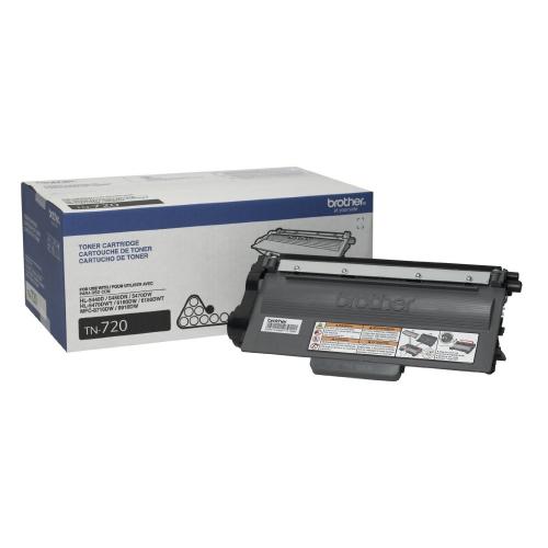 Brother TN720 Black Toner Cartridge Standard  3,000 Pages Yield Toner Brother TN720      