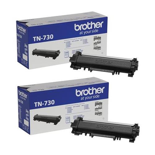 Brother TN730 2 -pack                            Genuine TN730 2Pack Standard Yield Black Toner Cartridge with Approximately 1, 200 Page Yield/Each Cartridge Brother TN730 2 -pack                           