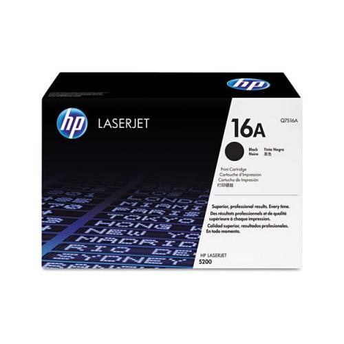 HP 16A Q7516A Toner Cartridge HP LaserJet 5200 (Yield: 12,000) HP Q7516A    