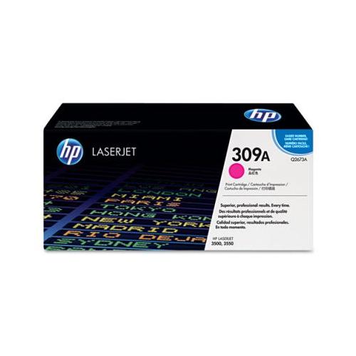 HP 309A Q2673A Color LaserJet 3500 series smart print cartridge, Magenta HP Q2673A   