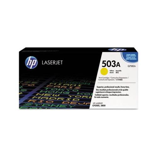 HP 503A Q7582A Smart Print Cartridge, Yellow  HP Q7582A   