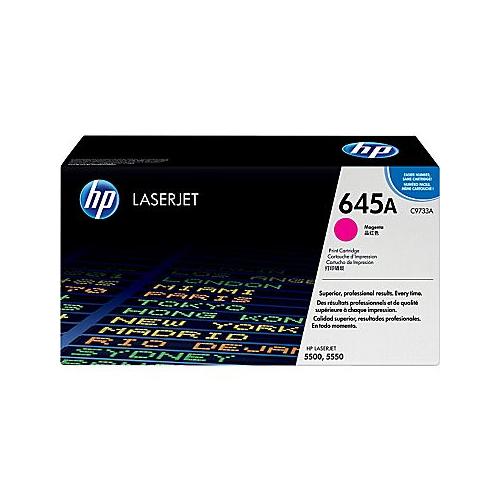 HP 645A C9733A Color Laser Jet 5500 Smart Print Cartridge, Magenta  (Yld 12k) HP C9733A     