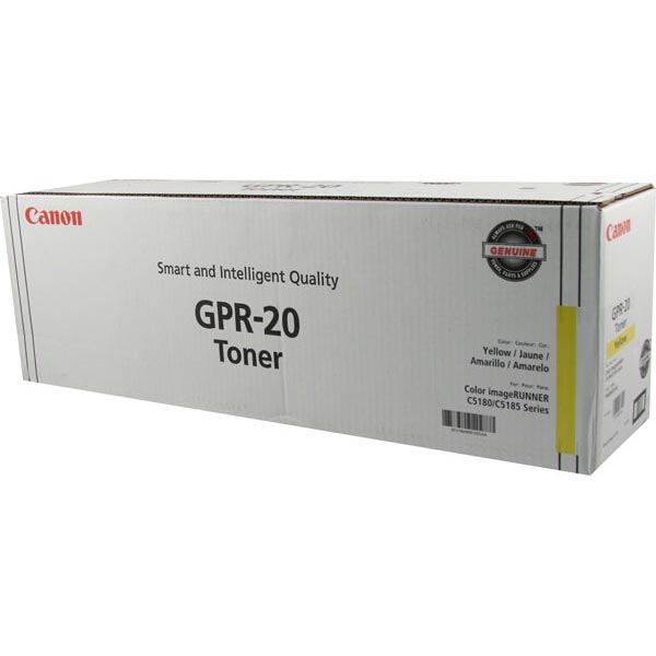 Canon Canon 1066B001AA (GPR-20) Yellow Toner Cartridge (36000 Yield) Canon 1066B001AA