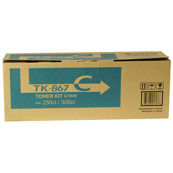 Kyocera Kyocera TK-867C Cyan Toner Cartridge (12000 Yield) Kyocera TK-867C