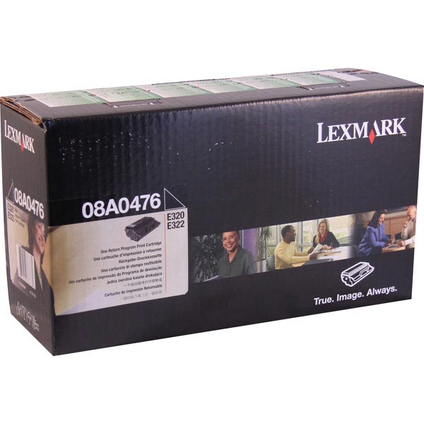 Lexmark Lexmark 08A0476 Return Program Toner Cartridge (3000 Yield) Lexmark 08A0476