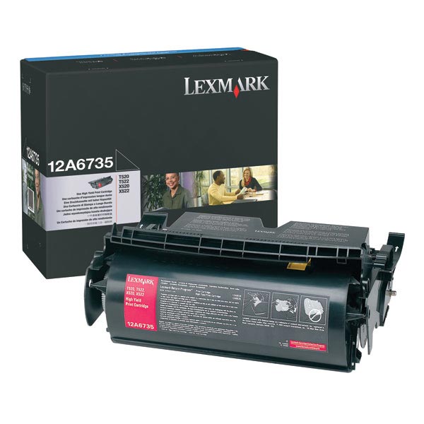 Lexmark Lexmark 12A6735 High Yield Toner Cartridge (20000 Yield) Lexmark 12A6735