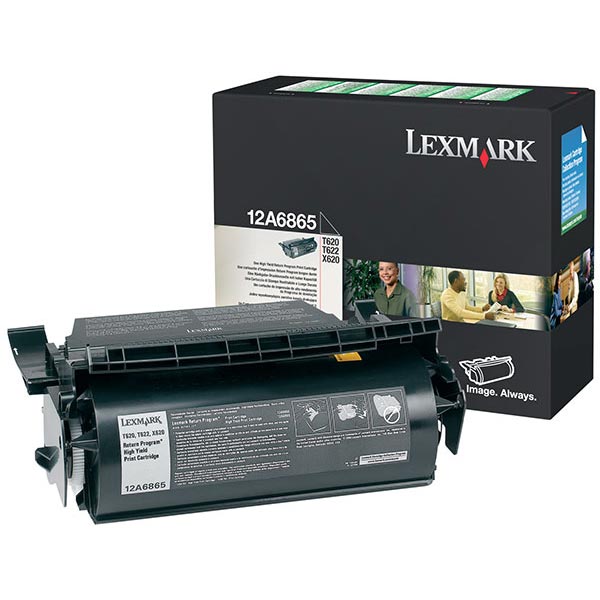 Lexmark Lexmark 12A6865 High Yield Return Program Toner Cartridge (30000 Yield) Lexmark 12A6865