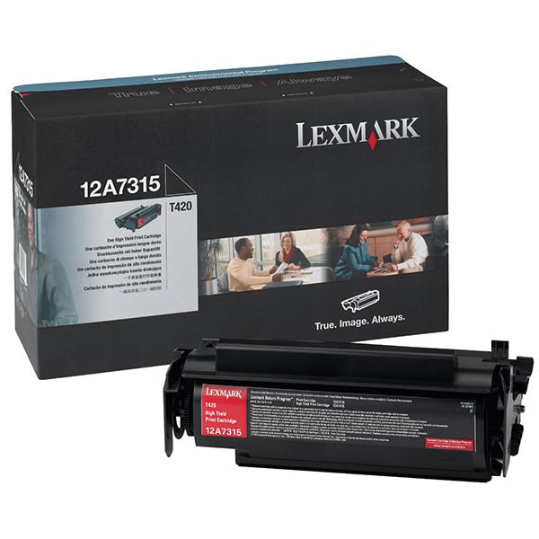 Lexmark Lexmark 12A7315 High Yield Toner Cartridge (10000 Yield) Lexmark 12A7315