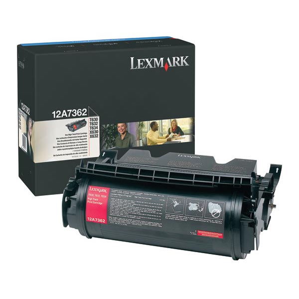 Lexmark Lexmark 12A7362 High Yield Toner Cartridge (21000 Yield) Lexmark 12A7362
