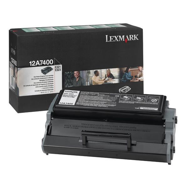 Lexmark Lexmark 12A7400 Return Program Toner Cartridge (3000 Yield) Lexmark 12A7400