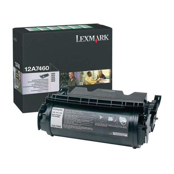 Lexmark Lexmark 12A7460 Return Program Toner Cartridge (5000 Yield) Lexmark 12A7460