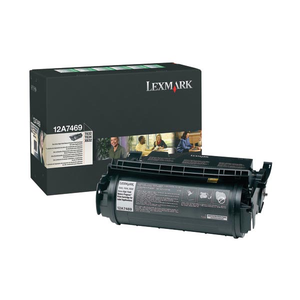 Lexmark Lexmark 12A7469 Extra High Yield Return Program Toner Cartridge for Label Applications (32000 Yield) Lexmark 12A7469