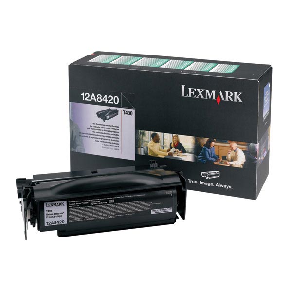 Lexmark Lexmark 12A8420 Return Program Toner Cartridge (6000 Yield) Lexmark 12A8420