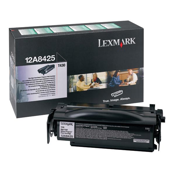 Lexmark Lexmark 12A8425 High Yield Return Program Toner Cartridge (12000 Yield) Lexmark 12A8425