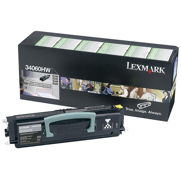 Lexmark Lexmark 34060HW High Yield Return Program Toner Cartridge for US Government (6000 Yield) (TAA Compliant Version of 34015HA) Lexmark 34060HW