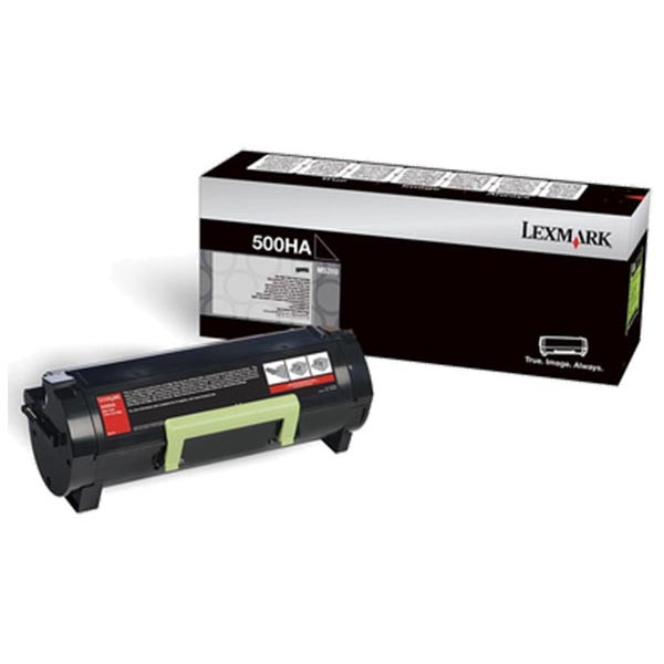 Lexmark Lexmark 50F0H0G (500HG) High Yield Return Program Toner Cartridge for US Government (5000 Yield) (TAA Compliant Version of 50F1H00) Lexmark 50F0H0G