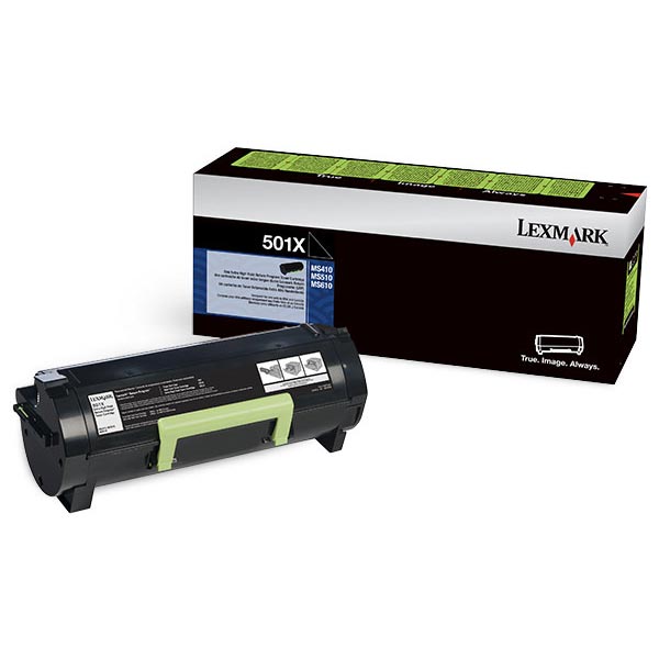Lexmark Lexmark 50F1X00 (501X) Extra High Yield Return Program Toner Cartridge (10000 Yield) Lexmark 50F1X00