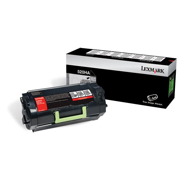 Lexmark Lexmark 52D0H0G (520HG) High Yield Return Program Toner Cartridge for US Government (25000 Yield) (TAA Compliant Version of 52D0HA0) Lexmark 52D0H0G