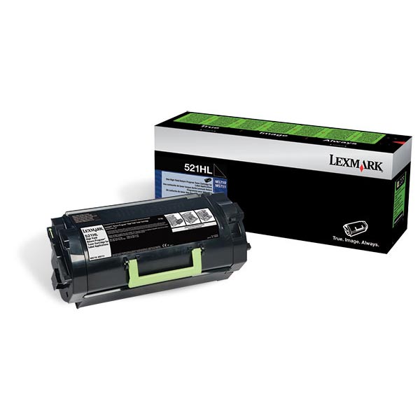 Lexmark Lexmark 52D1H0L (521HL) High Yield Return Program Toner Cartridge for Label Applications (25000 Yield) Lexmark 52D1H0L