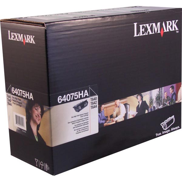 Lexmark Lexmark 64075HA Government High Yield Return Program Toner Cartridge for Label Applications (21000 Yield) (TAA Compliant Version of 64004HA) Lexmark 64075HA