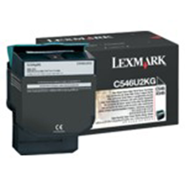 Lexmark Lexmark C546U2KG Extra High Yield Black Toner Cartridge (8000 Yield) Lexmark C546U2KG