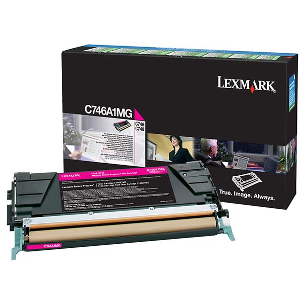 Lexmark Lexmark C746A1MG Magenta Return Program Toner Cartridge (7000 Yield) Lexmark C746A1MG