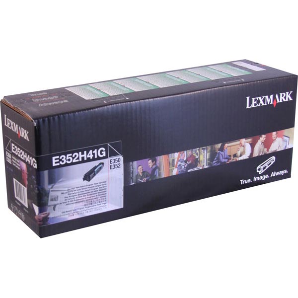 Lexmark Lexmark E352H41G High Yield Return Program Toner Cartridge for US Government (9000 Yield) (TAA Compliant Version of E352H11A) Lexmark E352H41G