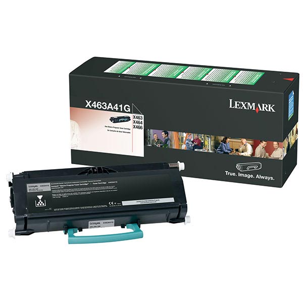 Lexmark Lexmark X463A41G Return Program Toner Cartridge for US Government (3500 Yield) (TAA Compliant Version of X463A11G) Lexmark X463A41G