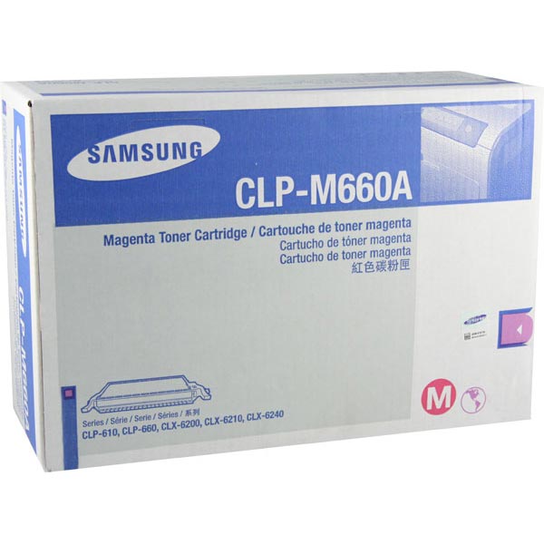Samsung Samsung CLP-M660A Magenta Toner Cartridge (2000 Yield) Samsung CLP-M660A
