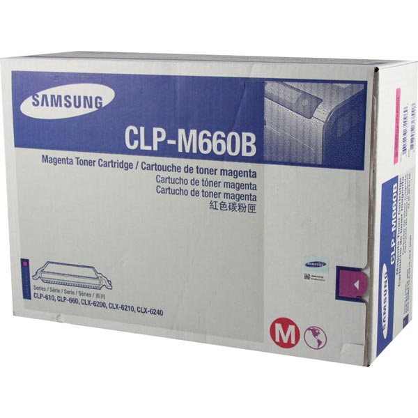 Samsung Samsung CLP-M660B High Yield Magenta Toner Cartridge (5000 Yield) Samsung CLP-M660B