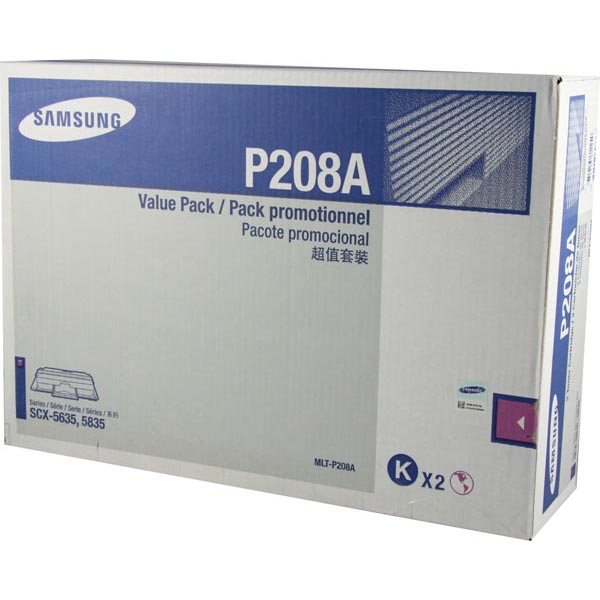 Samsung Samsung MLT-P208A High Yield Toner Cartridge Dual Pack (2 x 10000 Yield) Samsung MLT-P208A