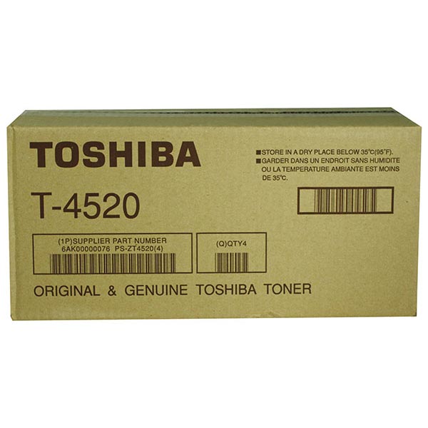 Toshiba Toshiba T4520 Toner Cartridge (21000 Yield) (4 Ctgs/Ctn) Toshiba T4520