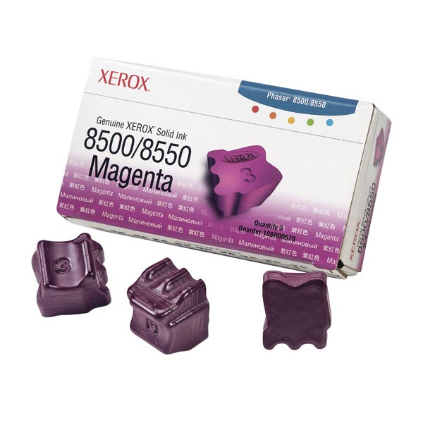 Xerox Xerox 108R00670 Magenta Solid Ink (3 Sticks/Box) (Total Box Yield 3000) Xerox 108R00670