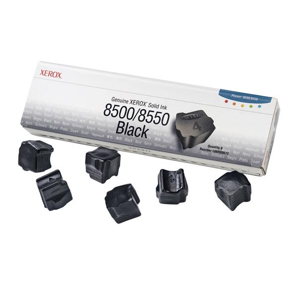 Xerox Xerox 108R00672 Black Solid Ink (6 Sticks/Box) (Total Box Yield 6000) Xerox 108R00672