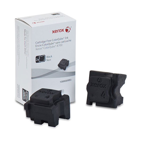 Xerox Xerox 108R00993 Black Solid Ink (2 Sticks/Box) (Total Box Yield 4500) Xerox 108R00993