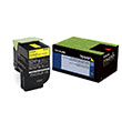 Lexmark Lexmark 70C1HY0 (701HY) High Yield Yellow Return Program Toner Cartridge (3000 Yield)