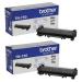 Brother Genuine TN730 2Pack Standard Yield Black Toner Cartridge with Approximately 1, 200 Page Yield/Each Cartridge
