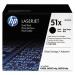 HP 51X Q7551XD  2-pack High Yield Black Blk Print Cartridge HP Yield: 13k
