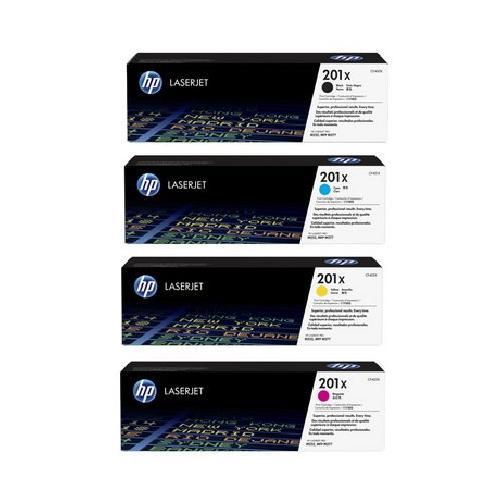 HP 201X Set              201X Toner Set CF400X ,CF401X, CF402X, CF403X Black, Cyan, Yellow, Magenta Set HP 201X Set             