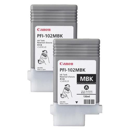 Canon 2 X pfi-102mbk Matte Black Ink Tank 0894B001AA  PACK OFF 2  Canon 0894B001AA          