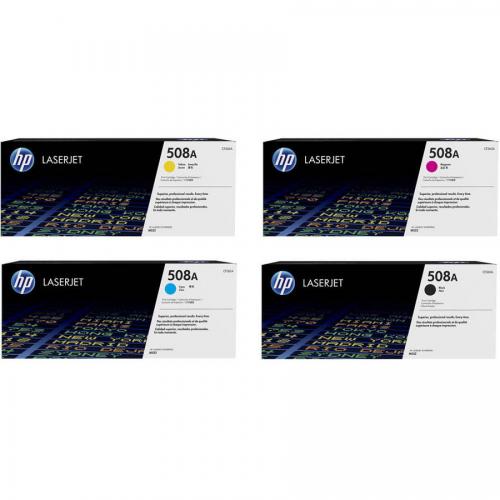HP 508A Set                               508a Cf360a/ Cf361a/ Cf362a/ Cf363a Black, Cyan, Yellow, Magenta Set HP 508A Set                              