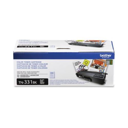 Brother TN331BK Black Toner Cartridge 2,500 Pages Brother TN331BK    