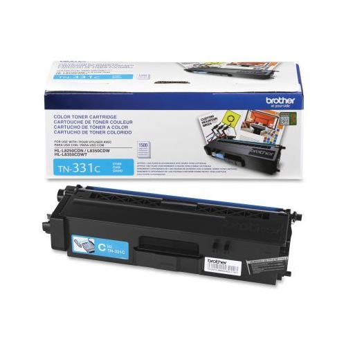 Brother TN331C Brother Cyan Toner Cartridge (1,500 Yield) Brother TN331C     