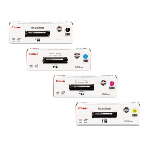 Canon 116 Combo Toner set                    116 Black, Cyan, Magenta, Yellow Combo Toner Set Canon 116 Combo Toner set                   