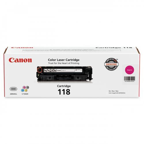 Canon 118 Magenta Toner Cartridge Yield,s 2,900 pages 2660B001AA  Canon 2660B001AA             