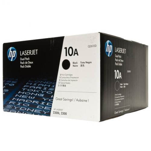 HP 10AD Q2610D HP Dual pack smart print cartridge,  HP Q2610D     