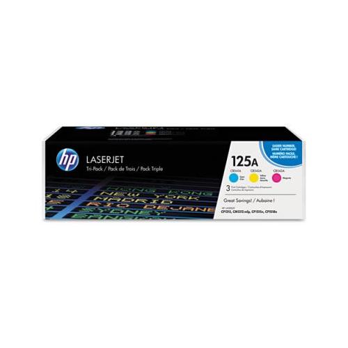 HP 125A CE259A Tri-Pack Toner Cartridge  HP CE259A   