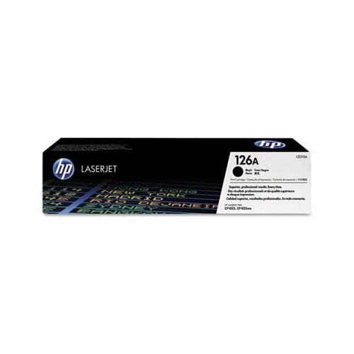 HP 126A CE310A Black Original LaserJet Toner Cartridge  HP CE310A                                