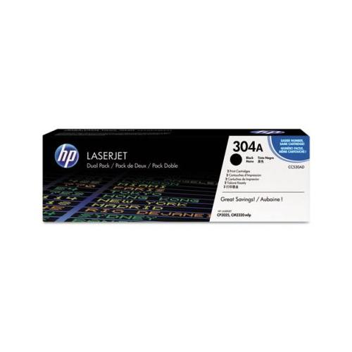 HP 304A CC530AD  2/ Pack Black Toner Cartridges HP CC530AD  