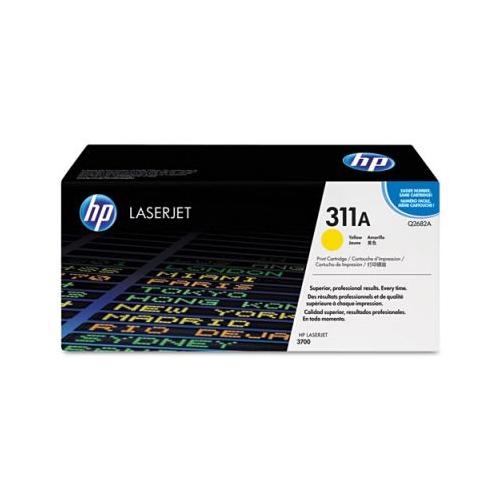 HP 311A Q2682A color LaserJet 3700 smart print cartridge, Yellow HP Q2682A   